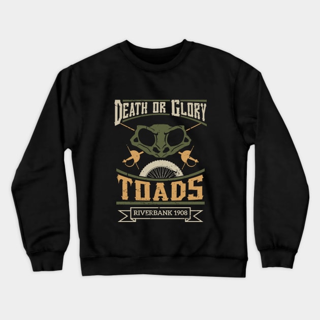 Death or Glory Toads - Riverbank 1908 Crewneck Sweatshirt by Essoterika